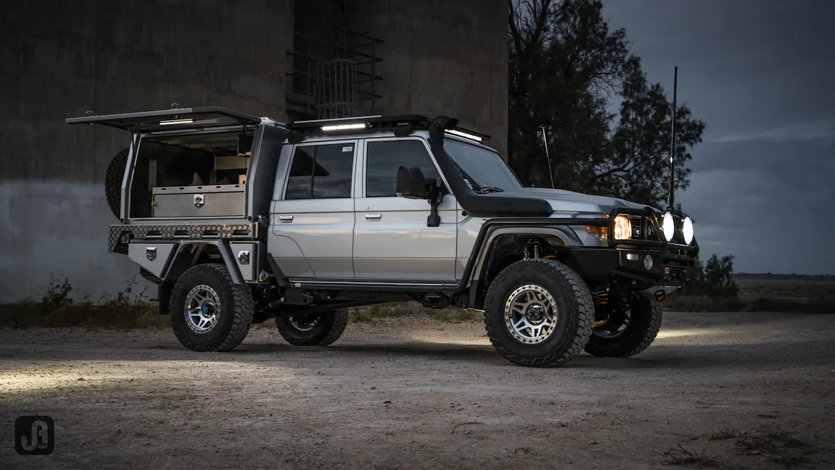 TOYOTA 79 SERIES LANDCRUISER MEGA BUILD WITH JMACX SUPER CHASSIS + NORWELD + METHOD RACE WHEELS