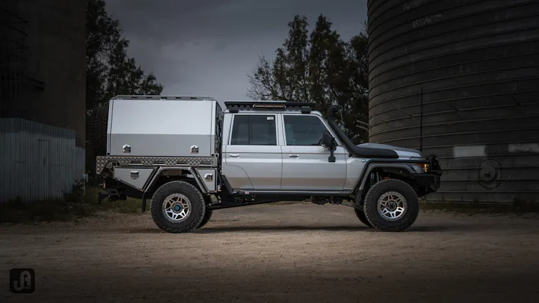 TOYOTA 79 SERIES LANDCRUISER MEGA BUILD WITH JMACX SUPER CHASSIS + NORWELD + METHOD RACE WHEELS