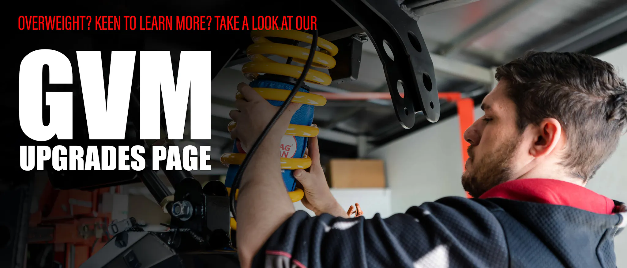 Jacksons 4x4 mechanic installing GVM upgrade