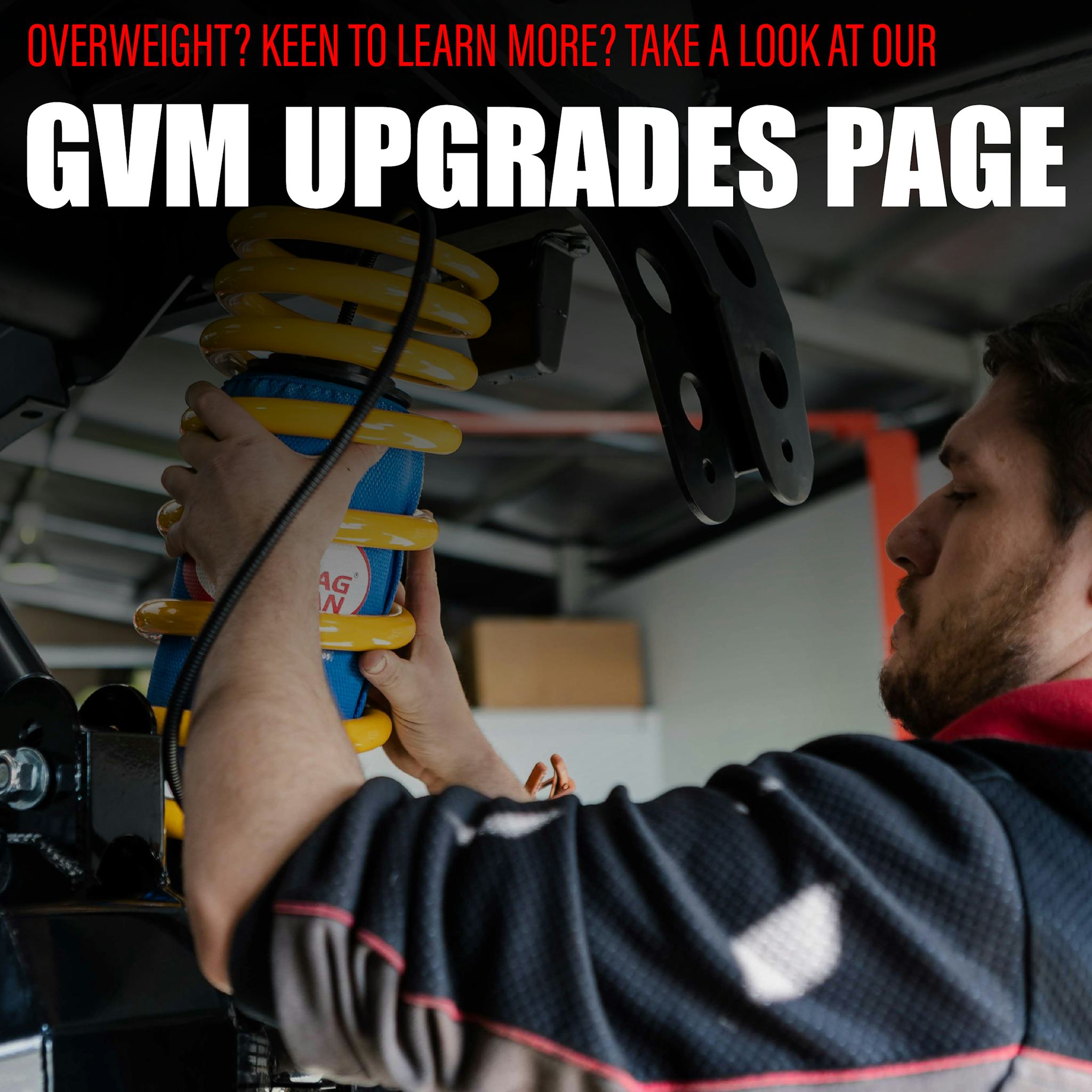 Jacksons 4x4 mechanic installing GVM upgrade