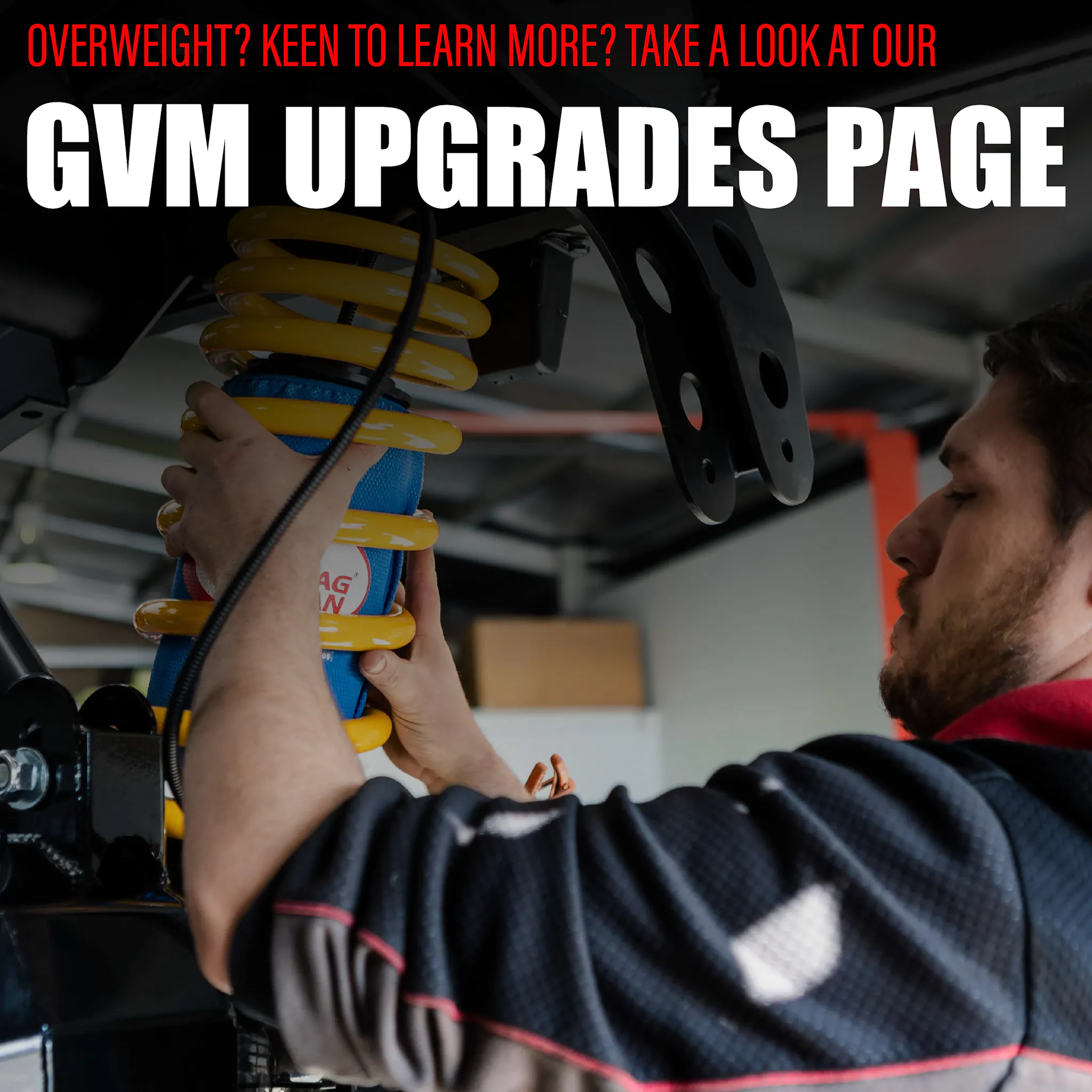 Jacksons 4x4 mechanic installing GVM upgrade