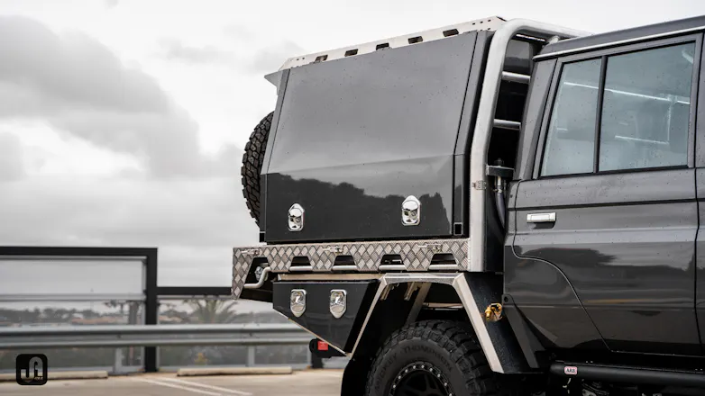 79 Series Dual Cab with Norweld Canopy