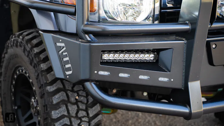 ATD Customs Apocalypse bar fitted to Toyota 79 Series Landcruiser