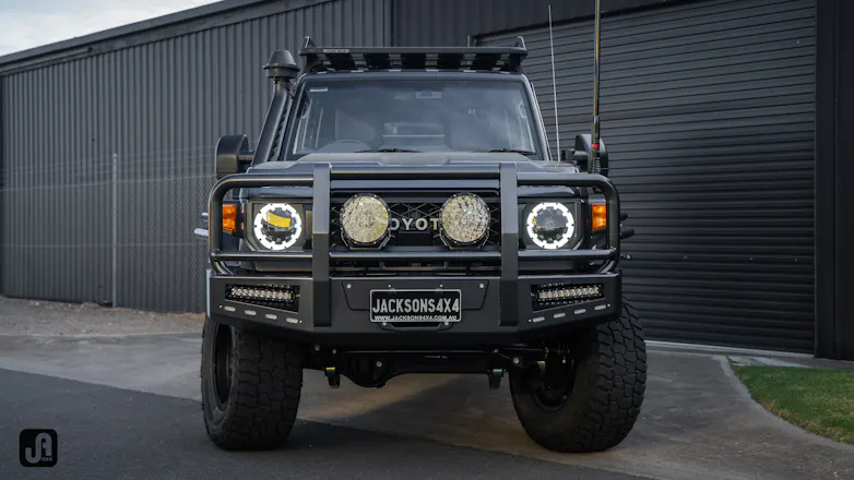 Custom build 4x4 Landcruiser with ATD bullbar