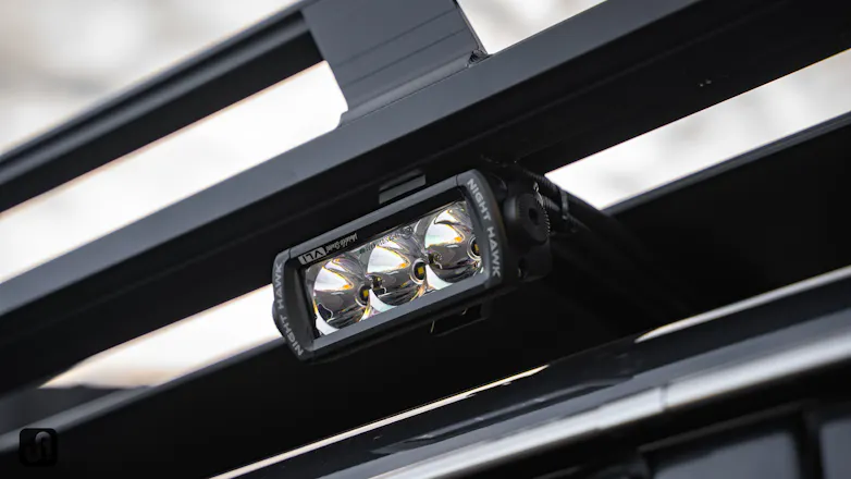 Lights under roof rack of custom build 79 Series