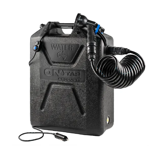 ONTAP portable camping shower black