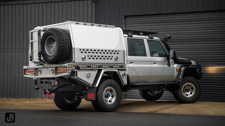 Silver 79 Series Landcruiser build