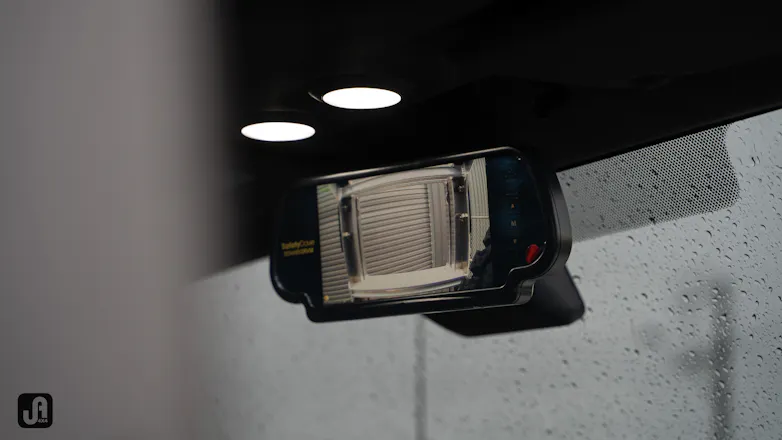 Interior lights and rear view mirror of 79 Series fit out