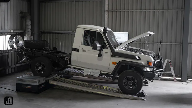 79 Series Camper Build custom dyno tune