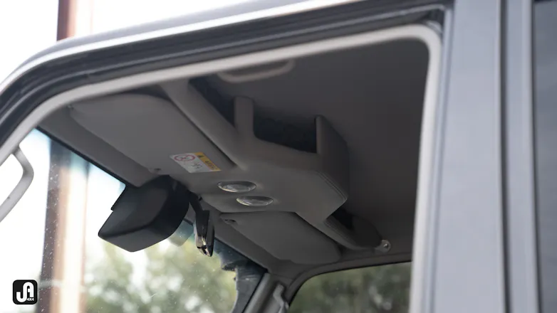 Interior roof & lights of Toyota 79 Series build
