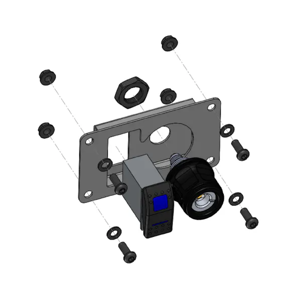 ARB Switch & Air Outlet Flush Mount Bracket