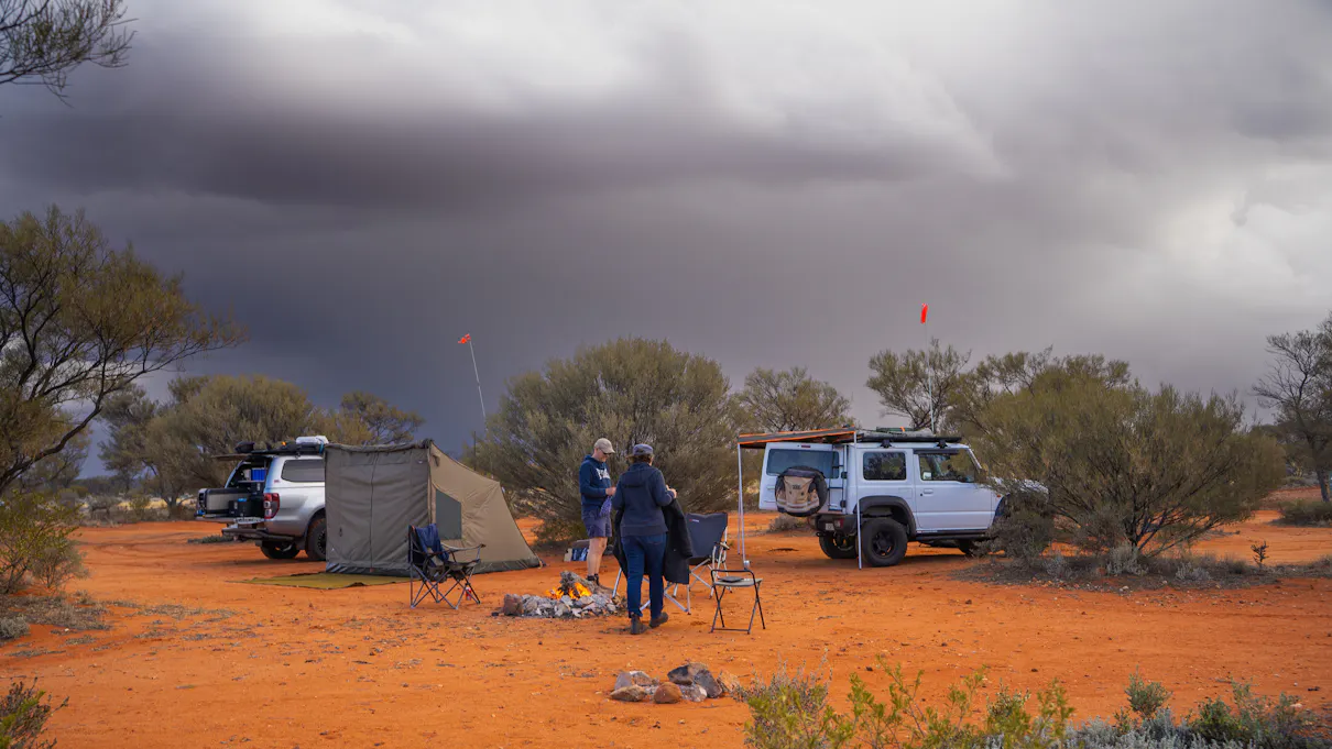 Camping on Googs Track in South Australia
