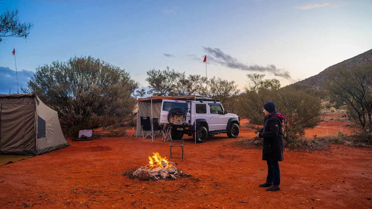 Camping on Googs Track in South Australia